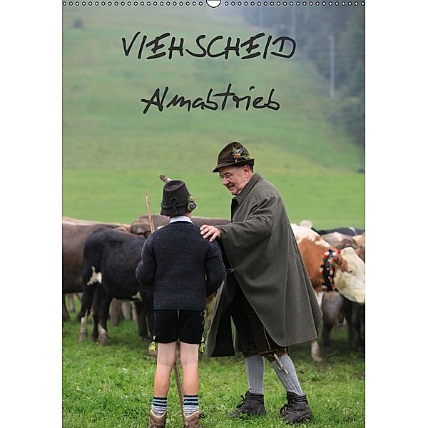 Viehscheid Almabtrieb (Wandkalender 2018 DIN A2 hoch), www.allg.eu