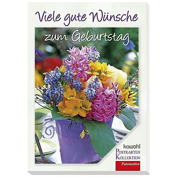 Viele Gute Wünsche zum Geburtstag, Postkarten-Buch