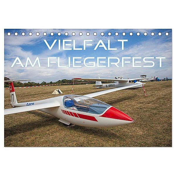 Vielfalt am Fliegerfest (Tischkalender 2024 DIN A5 quer), CALVENDO Monatskalender, Liselotte Brunner-Klaus