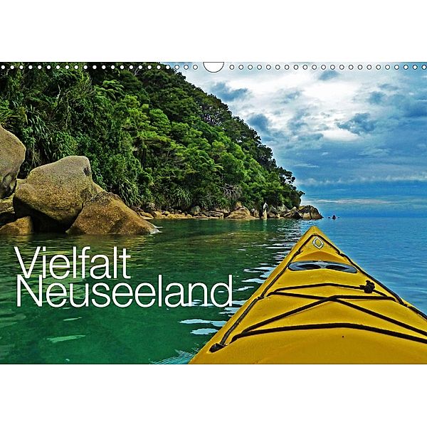 Vielfalt Neuseeland / CH-Version (Wandkalender 2021 DIN A3 quer), Nico Schaefer