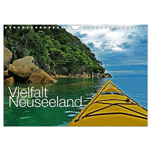 Vielfalt Neuseeland / CH-Version (Wandkalender 2024 DIN A4 quer), CALVENDO Monatskalender, Nico Schaefer