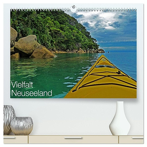 Vielfalt Neuseeland (hochwertiger Premium Wandkalender 2024 DIN A2 quer), Kunstdruck in Hochglanz, Nico Schaefer