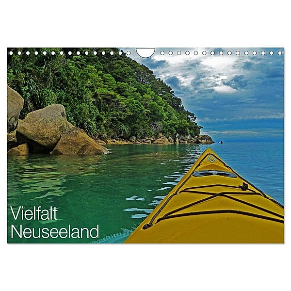 Vielfalt Neuseeland (Wandkalender 2024 DIN A4 quer), CALVENDO Monatskalender, Nico Schaefer