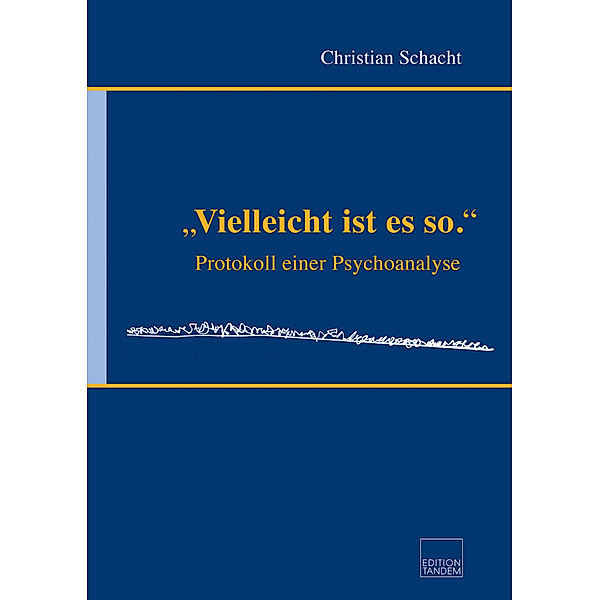 Vielleicht ist es so., Christian Schacht