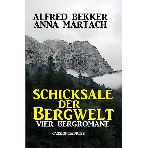 Vier Bergromane: Schicksale in der Bergwelt, Alfred Bekker, Anna Martach