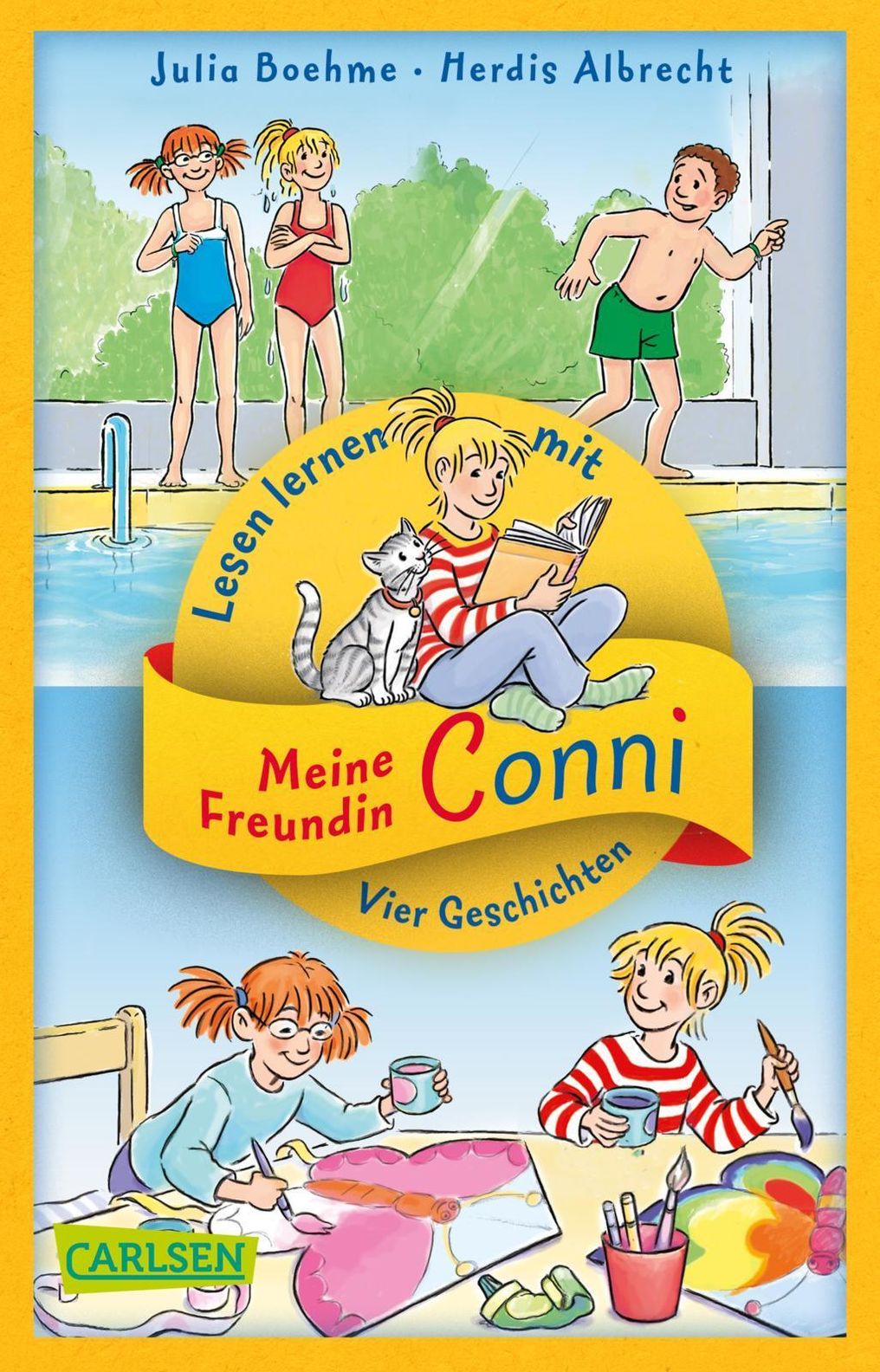 Vier Conni-Geschichten zum Lesenlernen: Conni und der Frechdachs Conni ist  nicht feige Conni und der verlorene Drach Buch