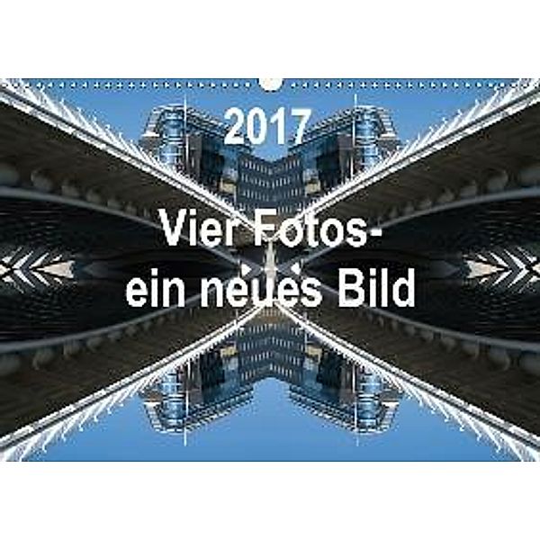 Vier Fotos - ein neues Bild (Wandkalender 2017 DIN A3 quer), Rolf Kanis