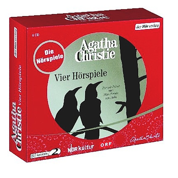 Vier Hörspiele,4 Audio-CDs, Agatha Christie