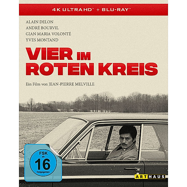 Vier im roten Kreis (4K Ultra HD), Alain Delon, Yves Montand