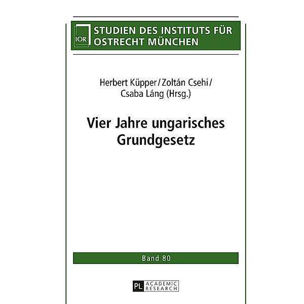 Vier Jahre ungarisches Grundgesetz