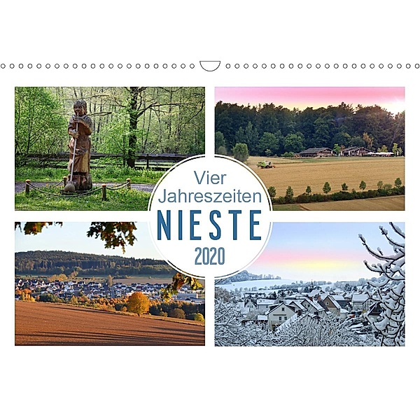 Vier Jahreszeiten, Nieste (Wandkalender 2020 DIN A3 quer), Sabine Löwer