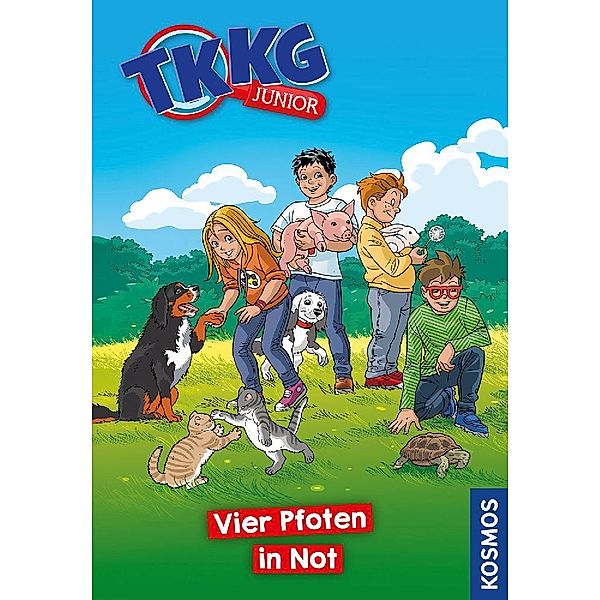 Vier Pfoten in Not / TKKG Junior Bd.17, Kirsten Vogel