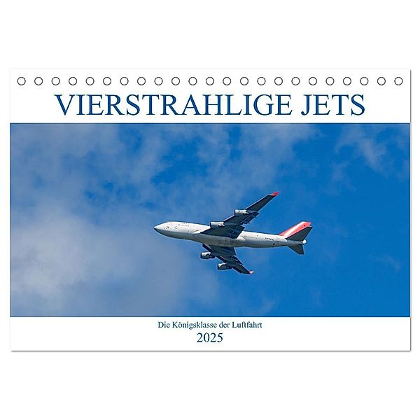 Vierstrahlige Jets (Tischkalender 2025 DIN A5 quer), CALVENDO Monatskalender, Calvendo, Wolfgang Simlinger