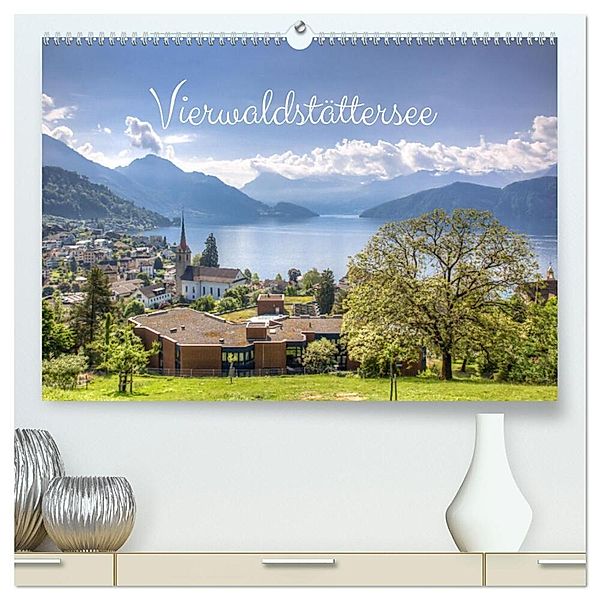 Vierwaldstättersee (hochwertiger Premium Wandkalender 2024 DIN A2 quer), Kunstdruck in Hochglanz, saschahaas photography