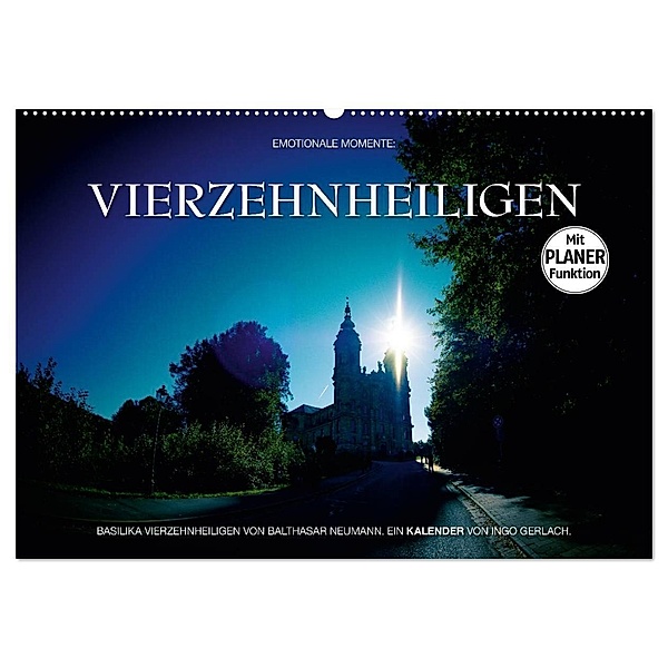 Vierzehnheiligen (Wandkalender 2024 DIN A2 quer), CALVENDO Monatskalender, Ingo Gerlach