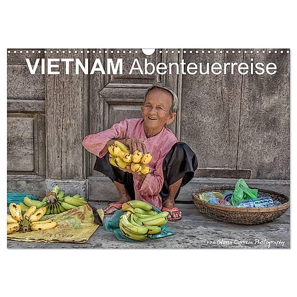 Vietnam Abenteuerreise (Wandkalender 2024 DIN A3 quer), CALVENDO Monatskalender, Gloria Correia Photography