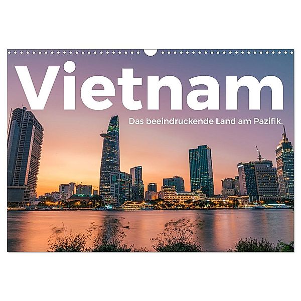 Vietnam - Das beeindruckende Land am Pazifik. (Wandkalender 2024 DIN A3 quer), CALVENDO Monatskalender, M. Scott