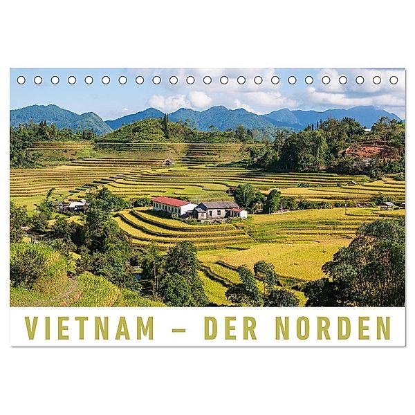 Vietnam - Der Norden (Tischkalender 2025 DIN A5 quer), CALVENDO Monatskalender, Calvendo, Martin Ristl