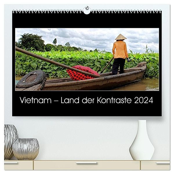 Vietnam - Land der Kontraste 2024 (hochwertiger Premium Wandkalender 2024 DIN A2 quer), Kunstdruck in Hochglanz, Hamburg, © Mirko Weigt