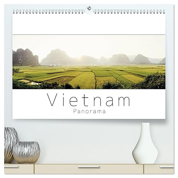 Vietnam Panorama (hochwertiger Premium Wandkalender 2025 DIN A2 quer), Kunstdruck in Hochglanz, Calvendo, studio visuell photography