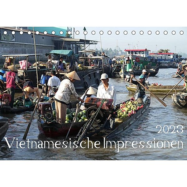 Vietnamesische Impressionen (Tischkalender 2023 DIN A5 quer), Stefanie Goldscheider