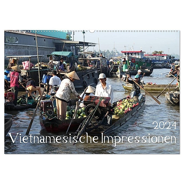 Vietnamesische Impressionen (Wandkalender 2024 DIN A2 quer), CALVENDO Monatskalender, Stefanie Goldscheider