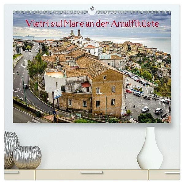 Vietri sul Mare an der Amalfiküste (hochwertiger Premium Wandkalender 2025 DIN A2 quer), Kunstdruck in Hochglanz, Calvendo, Alessandro Tortora - www.aroundthelight.com