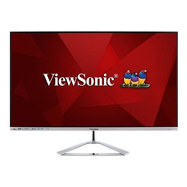 VIEWSONIC VX3276-4K-MHD 81,28cm 32Zoll 16:9 3840x2160 UHD SuperClear VA monitor 2 HDMI DP Mini DP silver stand