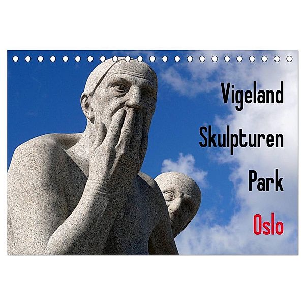 Vigeland Skulpturen Park Oslo (Tischkalender 2024 DIN A5 quer), CALVENDO Monatskalender, Lucy M. Laube