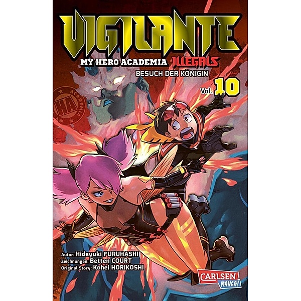 Vigilante - My Hero Academia Illegals Bd.10, Kohei Horikoshi, Hideyuki Furuhashi, Betten Court