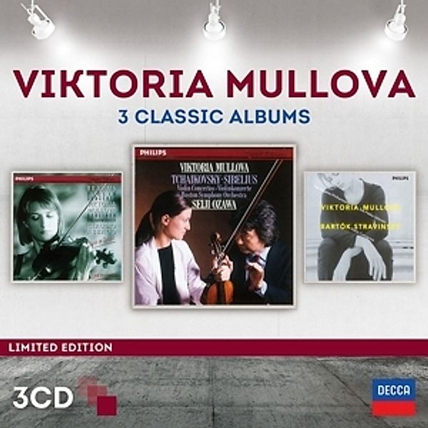 Viktoria Mullova-3 Classic Album (Ltd.Edt.), Sibelius, Brahms, Bartok