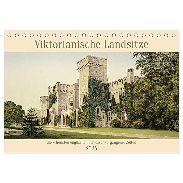 Viktorianische Landsitze (Tischkalender 2025 DIN A5 quer), CALVENDO Monatskalender, Calvendo, Marena Camadini
