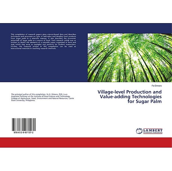 Village-level Production and Value-adding Technologies for Sugar Palm, Fe Dimero