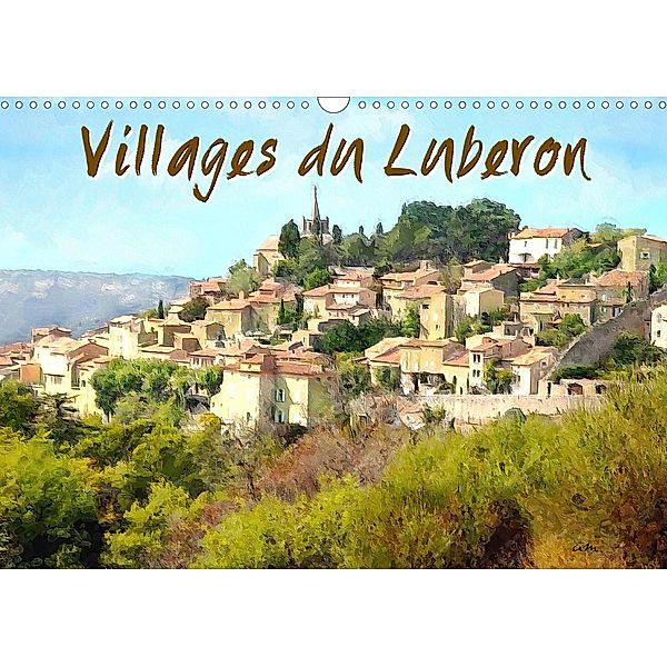Villages du Luberon (Calendrier mural 2021 DIN A3 horizontal)
