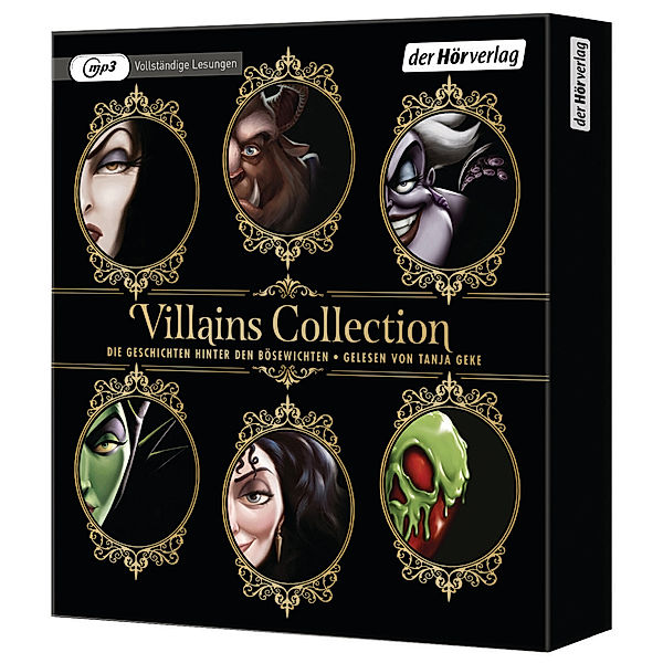 Villains Collection,6 Audio-CD, 6 MP3, Serena Valentino