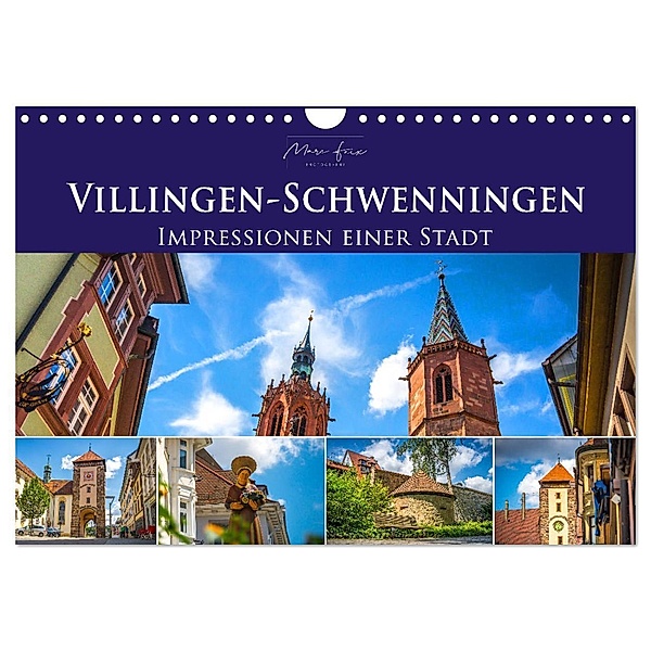Villingen-Schwenningen - Impressionen einer Stadt (Wandkalender 2024 DIN A4 quer), CALVENDO Monatskalender, Marc Feix Photography