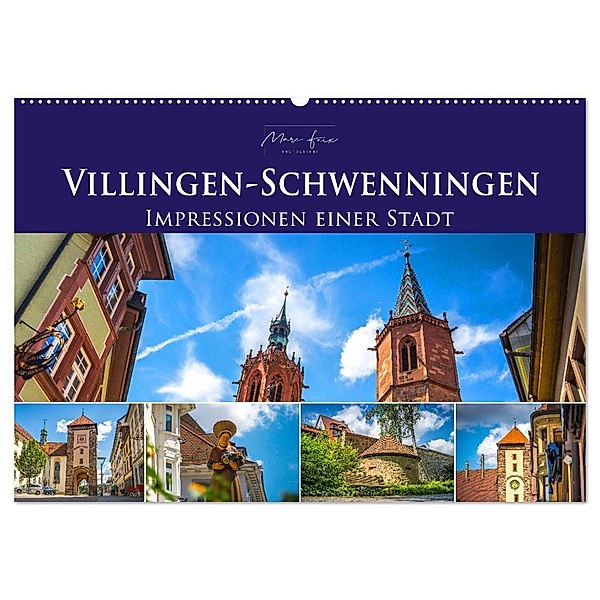 Villingen-Schwenningen - Impressionen einer Stadt (Wandkalender 2024 DIN A2 quer), CALVENDO Monatskalender, Marc Feix Photography