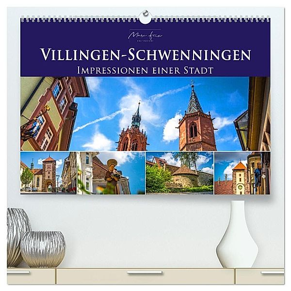 Villingen-Schwenningen - Impressionen einer Stadt (hochwertiger Premium Wandkalender 2024 DIN A2 quer), Kunstdruck in Hochglanz, Marc Feix Photography