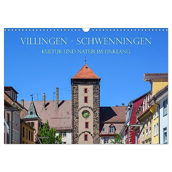 Villingen-Schwenningen - Kultur und Natur im Einklang (Wandkalender 2024 DIN A3 quer), CALVENDO Monatskalender, Stefanie und Philipp Kellmann