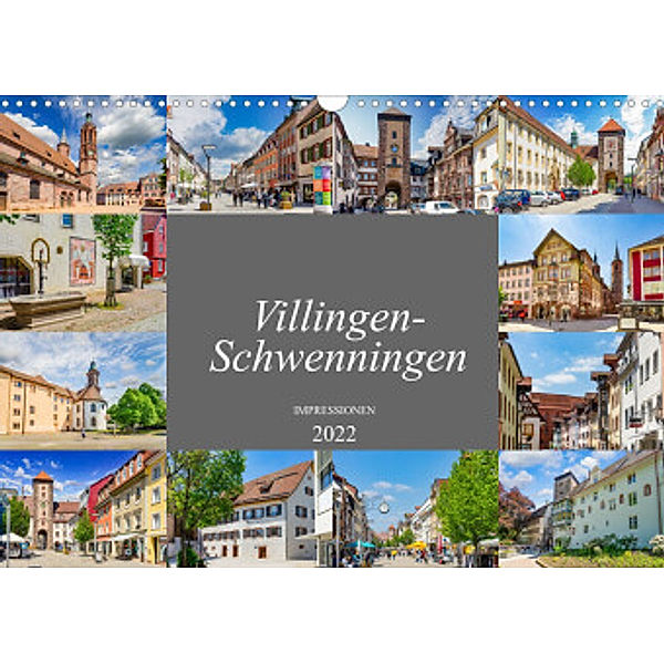 Villingen-Schwenningen Stadtansichten (Wandkalender 2022 DIN A3 quer), Dirk Meutzner