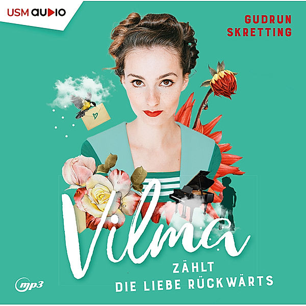 Vilma zählt die Liebe rückwärts,2 Audio-CD, Gudrun Skretting