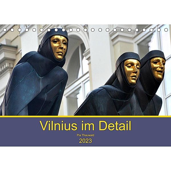 Vilnius im Detail (Tischkalender 2023 DIN A5 quer), Pia.Thauwald