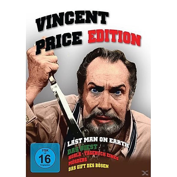 Vincent Price Box (Das Biest, Das Gift des Bösen, Tagebuch eines Mörders, The Last Man on Earth) DVD-Box, Vincent Price, Nancy Kovack, Sebastian Cabot, +++