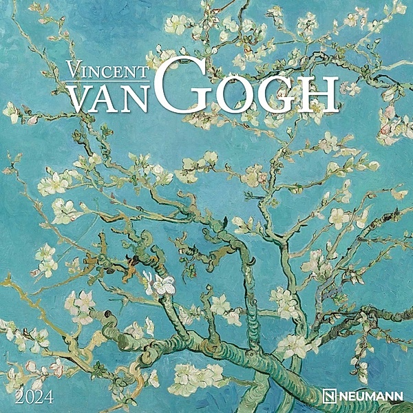 Vincent van Gogh 2024 - Wand-Kalender - Broschüren-Kalender - 30x30 - 30x60 geöffnet - Kunst-Kalender