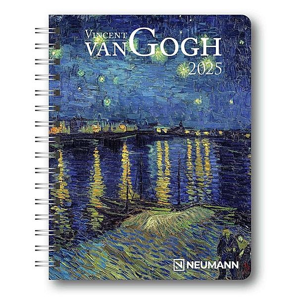 Vincent van Gogh 2025 - Diary - Buchkalender - Taschenkalender - 16,5x21,6