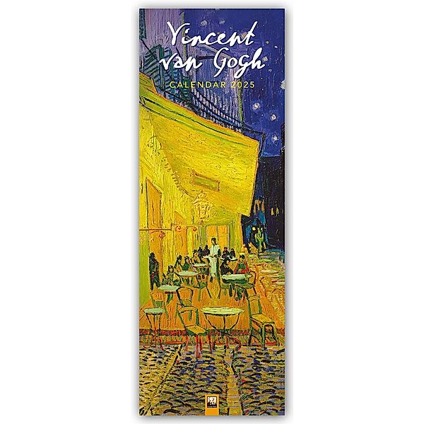Vincent van Gogh - Slimline-Kalender 2025, Tree Flame