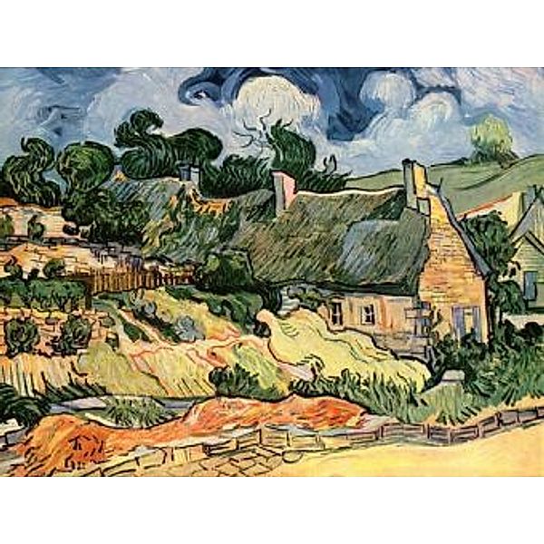 Vincent Willem van Gogh - Hütten in Cordeville (Häuser in Auvers) - 2.000 Teile (Puzzle)