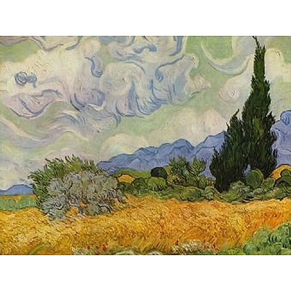 Vincent Willem van Gogh - Weizenfeld mit Zypressen - 1.000 Teile (Puzzle)