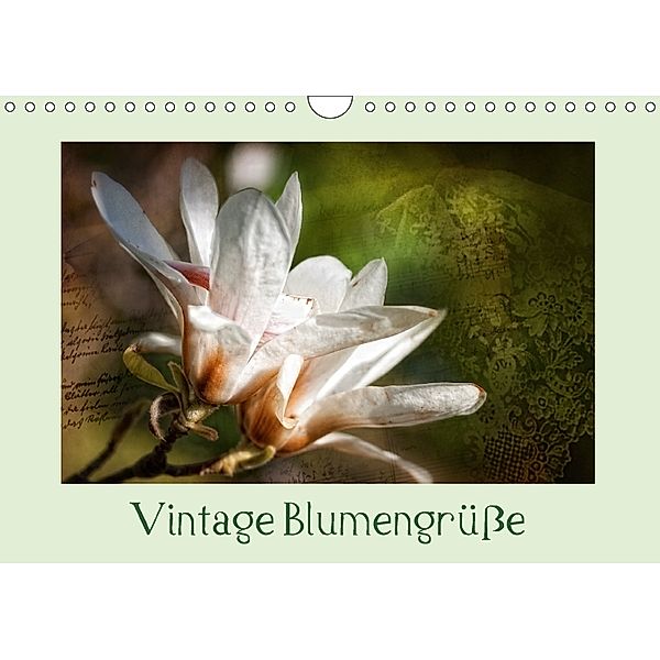 Vintage Blumengrüße (Wandkalender 2018 DIN A4 quer), Petra Voß