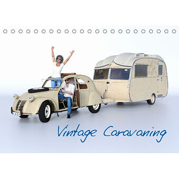 Vintage Caravaning (Tischkalender 2022 DIN A5 quer), Herbert Reinecke